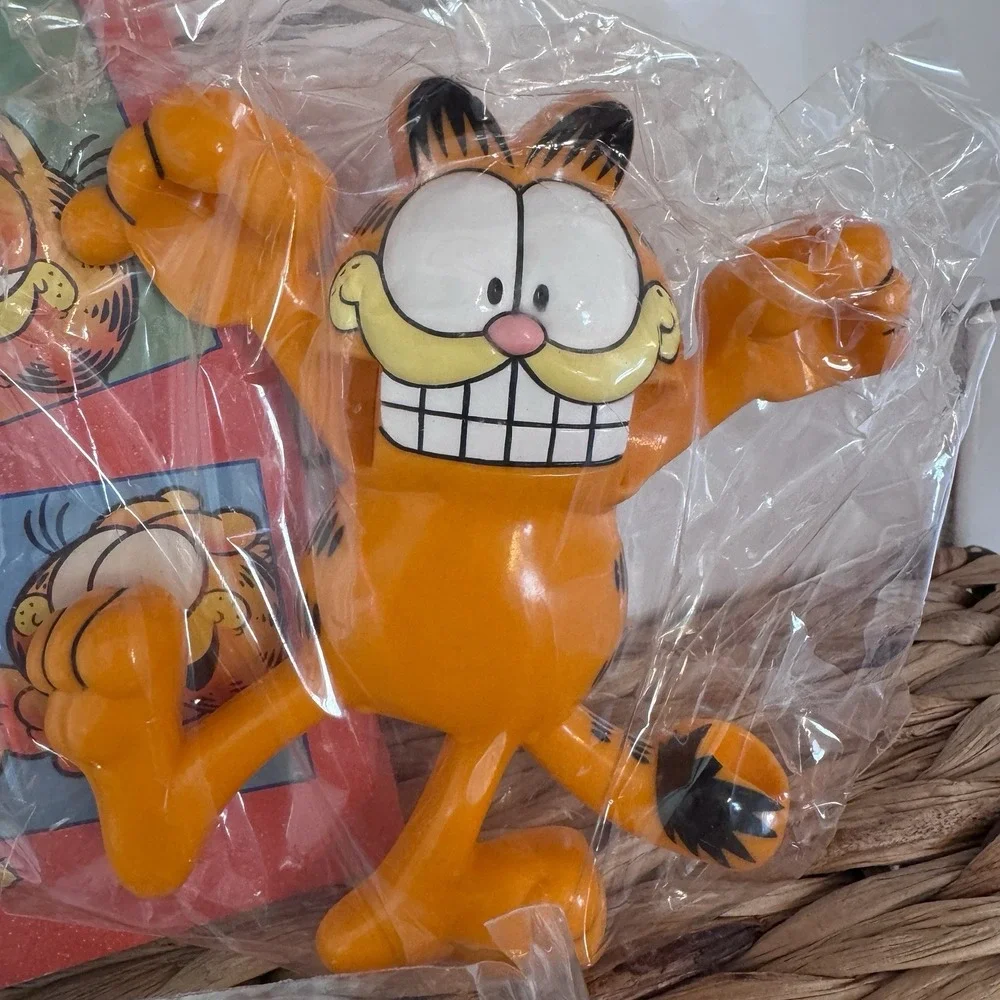 1978 Garfield Toothbrush‎ Holder And Toothbrush